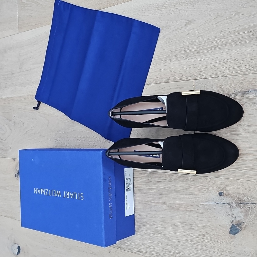 NWB Stuart Weitzman Preston Cylinder 70 Loafers